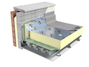 Product Graphic of Flat roof FRBGM - Flat Roof Insulation Solutions FR/ALU | Unilin Insulation