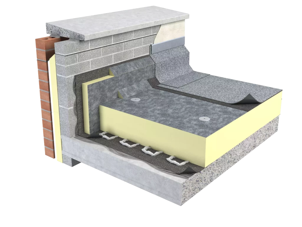 Unilin Insulation image of Flat roof frbgm
