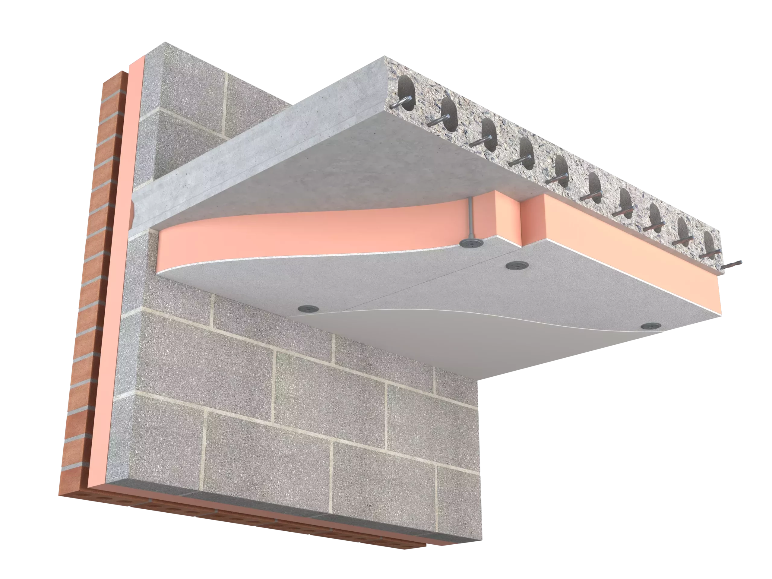 Safe-R Soffit Plus SR/STP in structural ceiling applications.