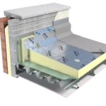 Tapered roof boards for tapered roof projects called TR/ALU