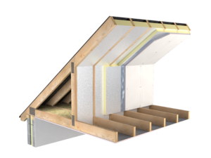 Graphic of XO PR Roofing insulation