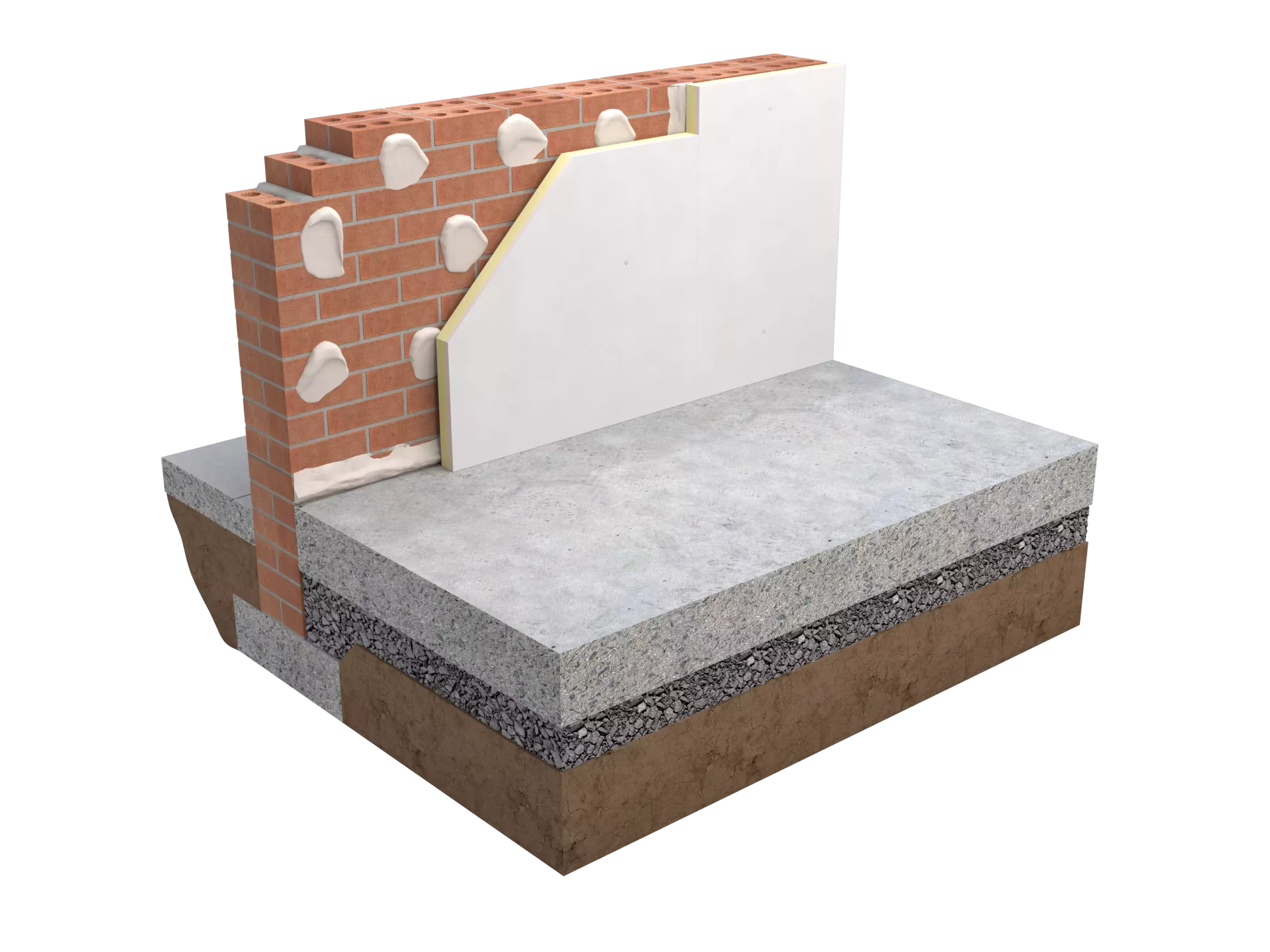 Unilin Insulation image of XTTL Dot and Dab wall Insulation