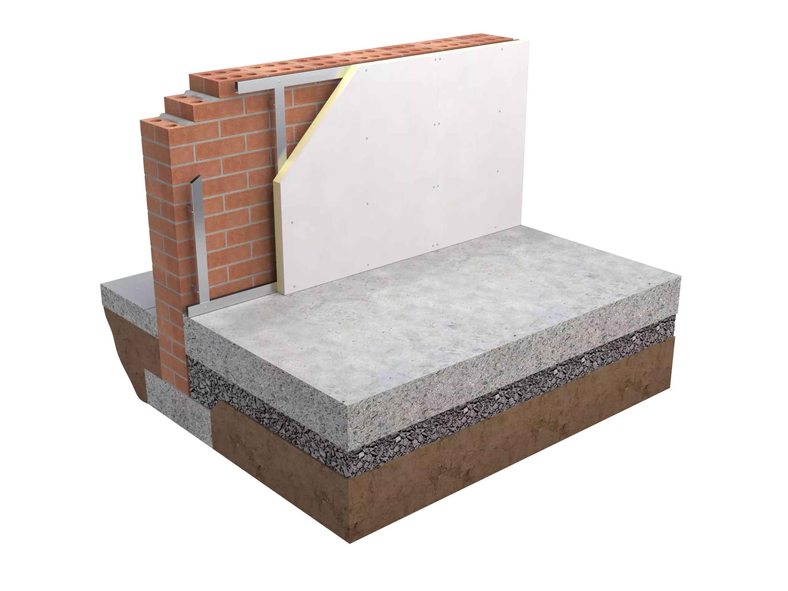 Mechanically fixed thermal liner solution for new and existing builds - wall insulation