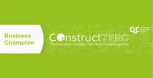 Construct zero business champions logo
