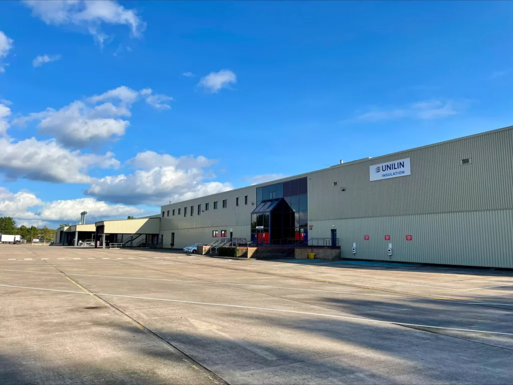 Image of Ross-On-Wye, Unilin insulation production site in Wales, UK
