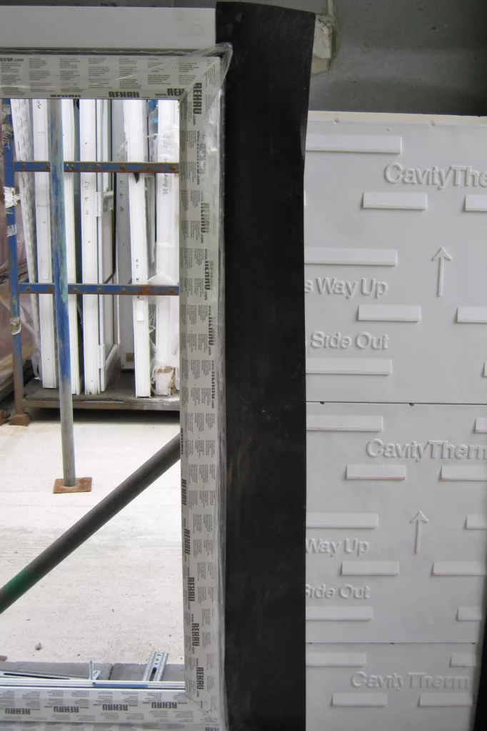 Build up on site using unilin insulation