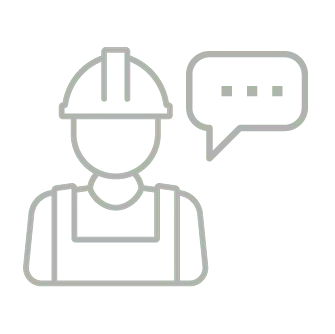 Unilin insulation graphic logo of a builder