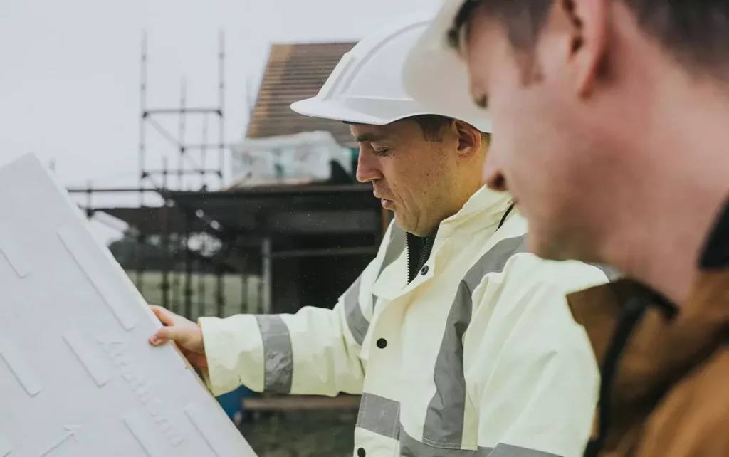 Unilin Insulation toolbox talks showing our partnership with merchants and consumers