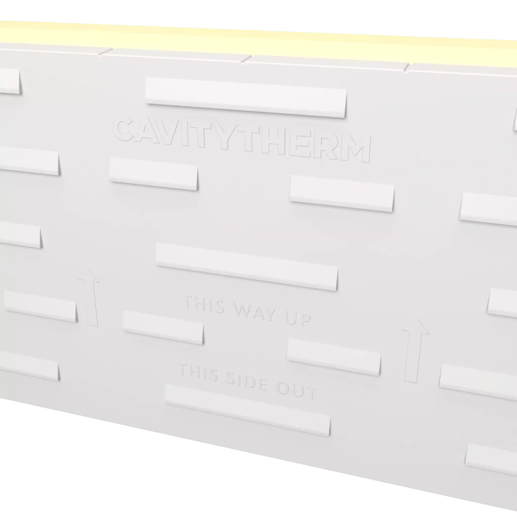Unilin Insulation continuous wall solution cavitytherm 360 added assurance against wind driven rain