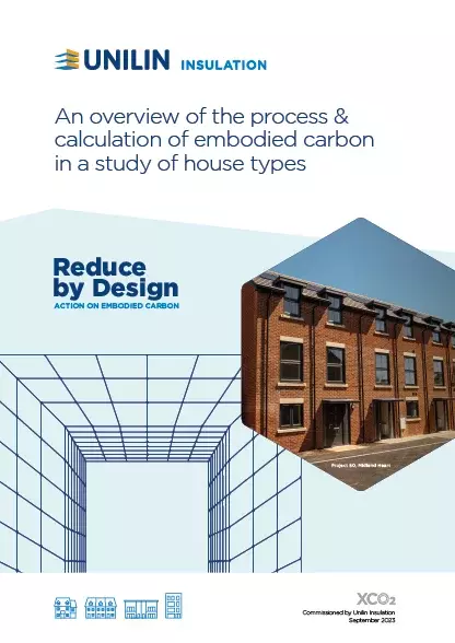 Report front cover image of Embodied Carbon Reduce by Design