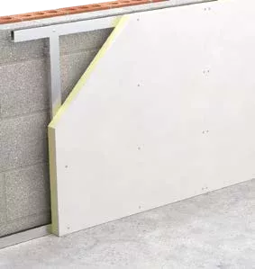 XT/TL-MF, Drylining Walls: Mechanically Fixed